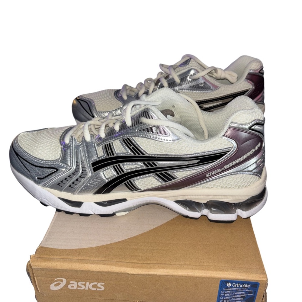 ASICS GEL-KAYANO 14 CREAM BLACK METALLIC PLUM